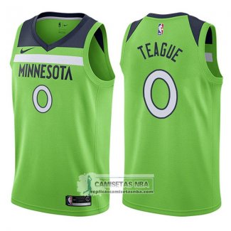 Camiseta Timberwolves Jeff Teague Statement 2017-18 Verde