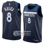 Camiseta Timberwolves Nemanja Bjelica Icon 2018 Azul