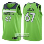 Camiseta Timberwolves Taj Gibson Statement 2017-18 Verde