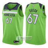 Camiseta Timberwolves Taj Gibson Statement 2017-18 Verde