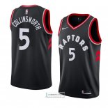 Camiseta Toronto Raptors Kyle Collinsworth Statement 2018 Negro