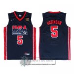 Camiseta USA 1992 Robinson Negro