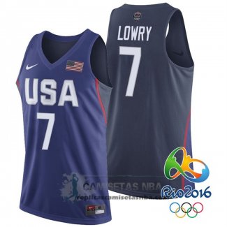 Camiseta USA 2016 Lowry Azul