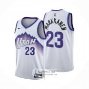 Camiseta Utah Jazz Lauri Markkanen NO 23 Association 2025-26 Blanco