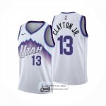 Camiseta Utah Jazz Walter Clayton Jr NO 13 Association 2025-26 Blanco