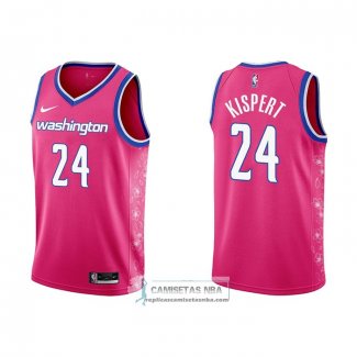 Camiseta Washington Wizards Corey Kispert NO 24 Ciudad 2022-23 Rosa