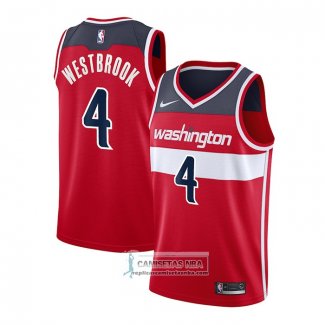 Camiseta Washington Wizards Russell Westbrook Icon 2020-21 Rojo