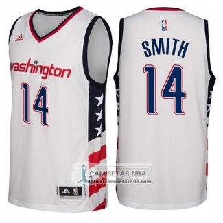 Camiseta Wizards 2016-17 Smith Blanco