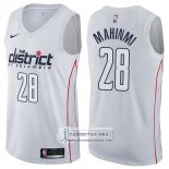 Camiseta Wizards Ian Mahinmi Ciudad 2017-18 Blanco