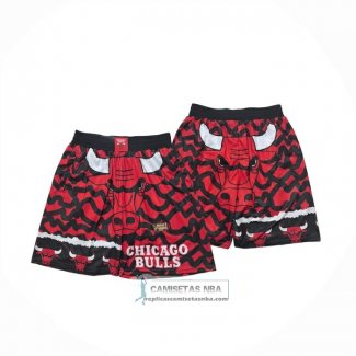 Pantalone Chicago Bulls Just Don Rojo Negro
