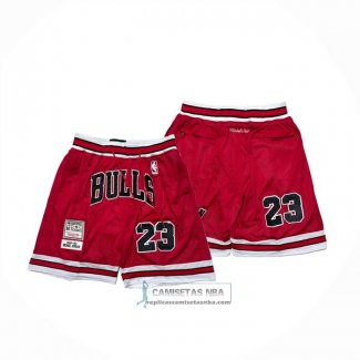Pantalone Chicago Bulls Mitchell & Ness Just Don 1997-98 Rojo