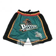 Pantalone Detroit Pistons Just Don 2019 Verde