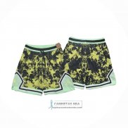 Pantalone Jordan Just Don Verde Amarillo