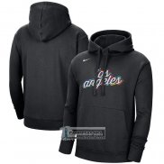 Sudaderas con Capucha Los Angeles Clippers Ciudad 2022-23 Negro