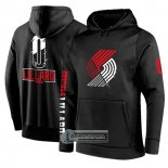 Sudaderas con Capucha Portland Trail Blazers Damian Lillard Negro