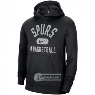 Sudaderas con Capucha San Antonio Spurs Performance Practice 2021-22 Negro