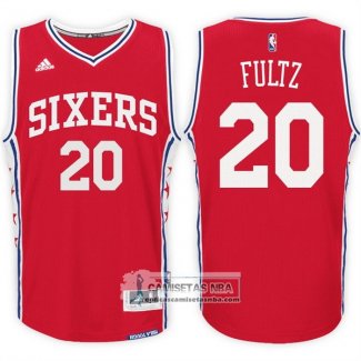 Camiseta 76ers Fultz Rojo