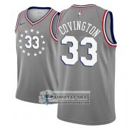 Camiseta 76ers Robert Covington Ciudad 2018-19 Gris