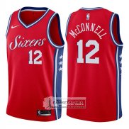 Camiseta 76ers T.j. Mcconnell Statement 2017-18 Rojo