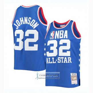 Camiseta All Star 1985 Magic Johnson Azul