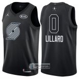 Camiseta All Star 2018 Blazers Damian Lillard Negro