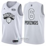 Camiseta All Star 2018 Knicks Kristaps Porzingis Blanco
