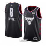 Camiseta All Star 2019 Chicago Bulls Zach Lavine Negro
