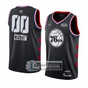 Camiseta All Star 2019 Philadelphia 76ers Personalizada Negro