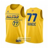 Camiseta All Star 2021 Dallas Mavericks Luka Doncic Oro