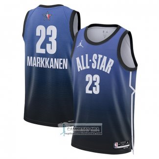 Camiseta All Star 2023 Utah Jazz Lauri Markkanen NO 23 Azul