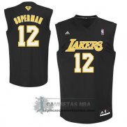 Camiseta Apodo Lakers Superman Negro