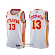 Camiseta Atlanta Hawks Bogdan Bogdanovic Association 2020-21 Blanco