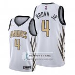 Camiseta Atlanta Hawks Charles Brown JR. Ciudad Blanco