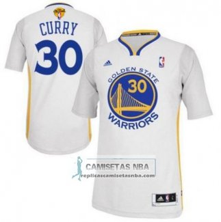 Camiseta Autentico Manga Corta Warriors Curry Blanco