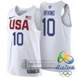 Camiseta Autentico USA 2016 Irving Blanco