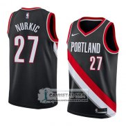 Camiseta Blazers Jusuf Nurkic Icon 2018 Negro