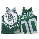 Camiseta Boston Celtics Personalizada Mitchell & Ness Big Face Verde