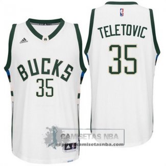 Camiseta Bucks Teletovic Blanco