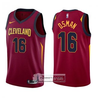 Camiseta Cavaliers Cedi Osman Icon 2017-18 Rojo