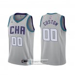 Camiseta Charlotte Hornets Personalizada Ciudad 2019-20 Gris