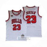 Camiseta Chicago Bulls Michael Jordan NO 23 Mitchell & Ness 1998 NBA Finals Blanco