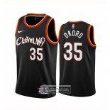 Camiseta Cleveland Cavaliers Isaac Okoro Ciudad 2020-21 Negro