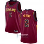 Camiseta Cleveland Cavaliers Kyrie Irving NO 2 Icon 2018 Rojo