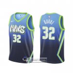 Camiseta Dallas Mavericks Trey Burke Ciudad 2020 Azul