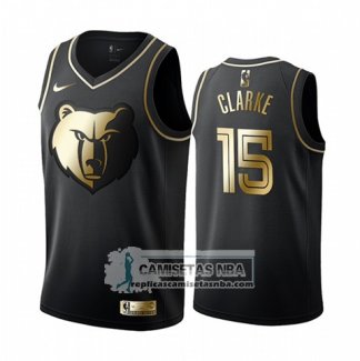 Camiseta Golden Edition Memphis Grizzlies Limited Brandon Clarke Negro