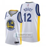 Camiseta Golden State Warriors Andrew Bogut Association Blanco