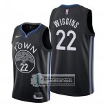Camiseta Golden State Warriors Andrew Wiggins Ciudad 2019-20 Negro
