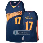 Camiseta Golden State Warriors Chris Mullin 2009-10 Hardwood Classics Azul