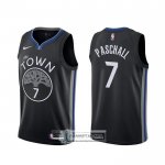 Camiseta Golden State Warriors Eric Paschall Ciudad 2019-20 Negro