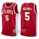 Camiseta Hawks Malcolm Delaney Classic 2017-18 Rojo